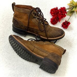 UGG Heather Waterproof Leather Duck Ankle Boot - Size 7*